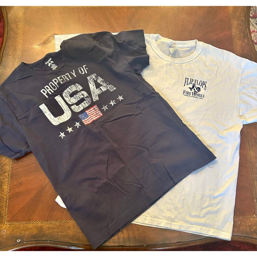 Bundle of Two Patriotic TShirts XL